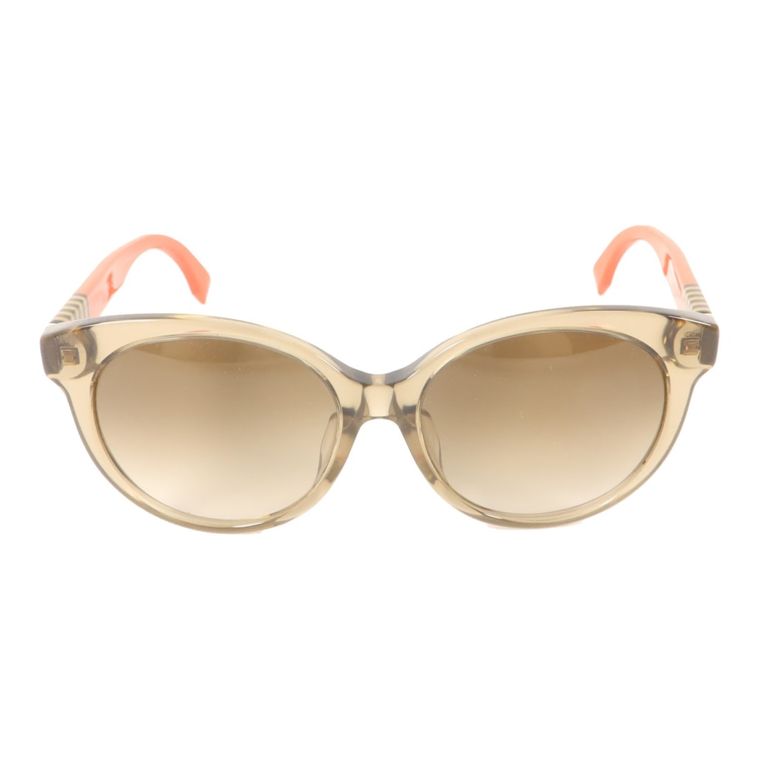 FENDI FF0013 F S PVC Sunglasses in Brown and Red