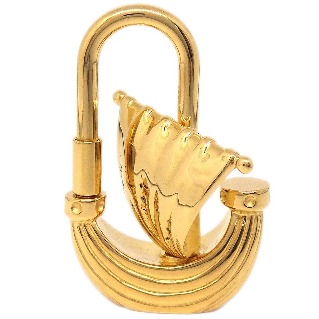 Hermes L' Air de Paris Yacht Cadena Gold Plated Bag Charm 2006 (1 of 4)
