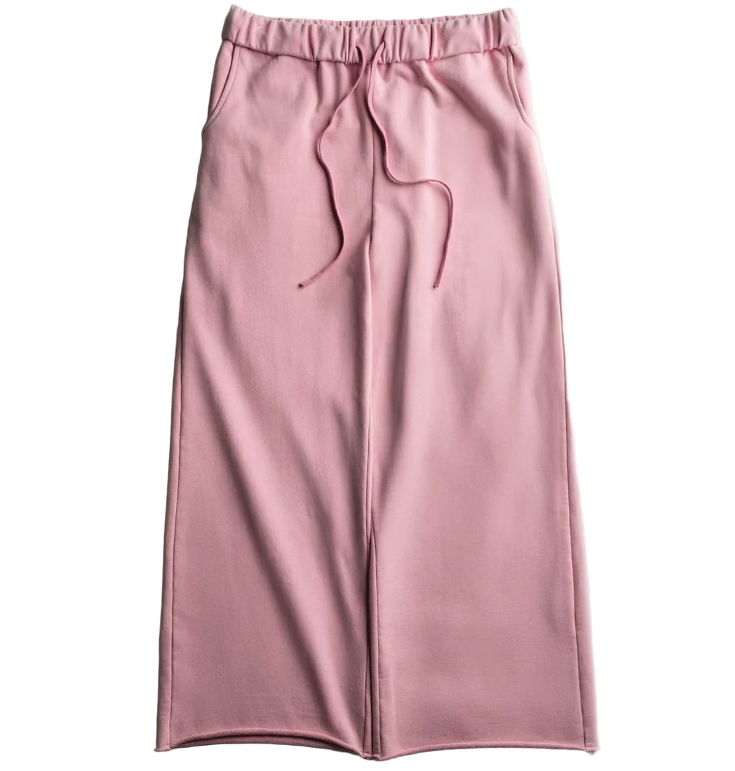 Pink Vintage-Inspired Sweatpants by Vague Studio Unisex Medium