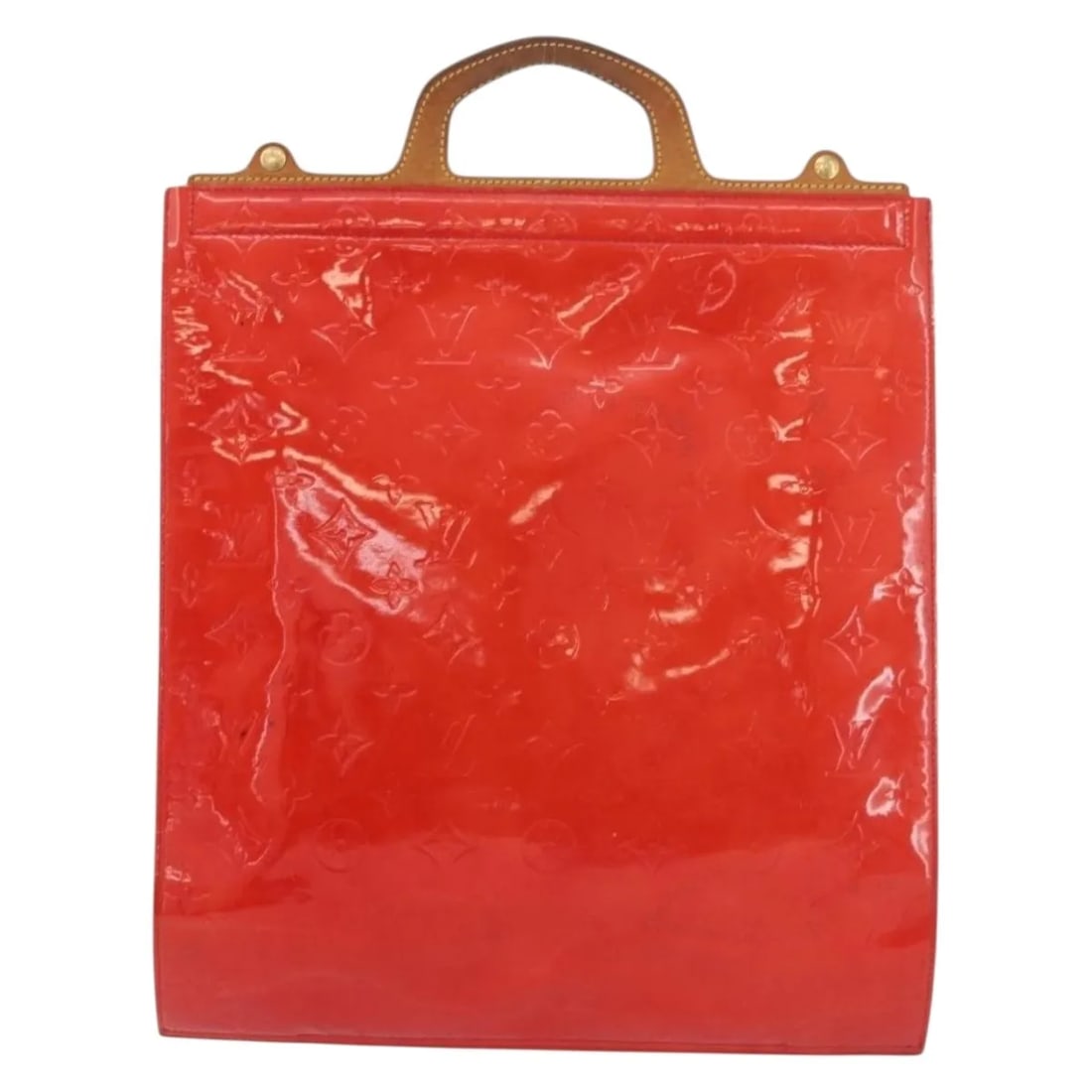 Louis Vuitton Monogram Vernis Stanton Red Patent Leather Tote (1 of 18)