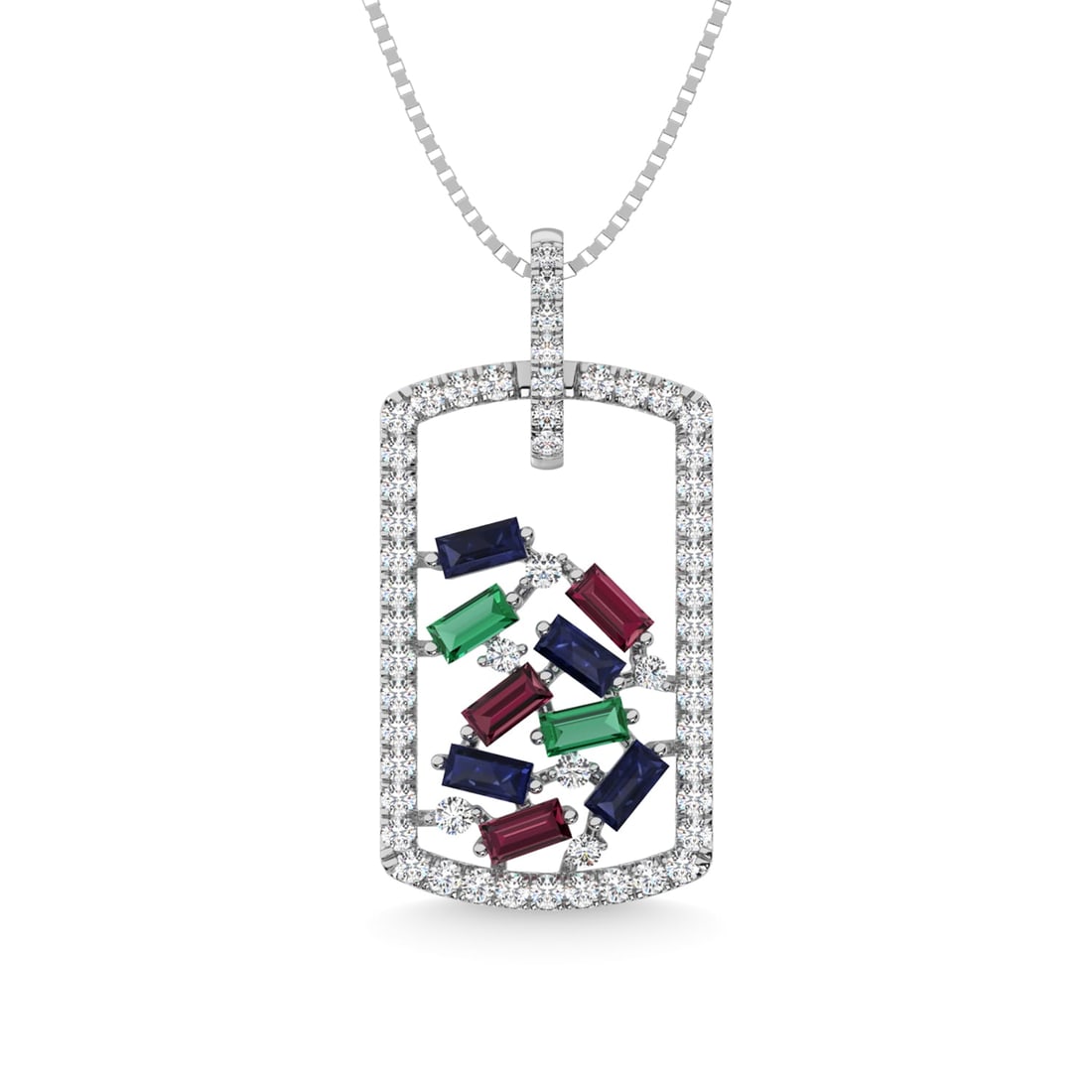 14K White Gold Diamond 1 1/2 Ct.Tw. Gemstone Pendant: 14K White Gold Diamond 1 1/2 Ct.Tw. Gemstone Pendant 14k White Gold Stone Color: G-h Stone Clarity: I1 Unless otherwise specified, pendants that include a chain are paired with our standard 18-inch le