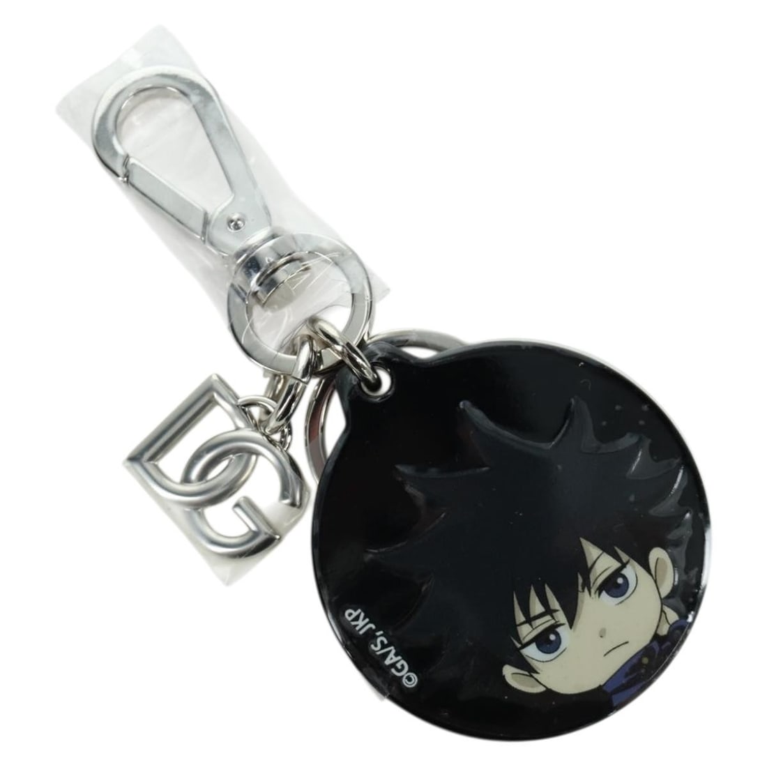 Dolce and Gabbana Fushiguro Megumi Black Metal Key Charm with Dust Bag (1 of 14)