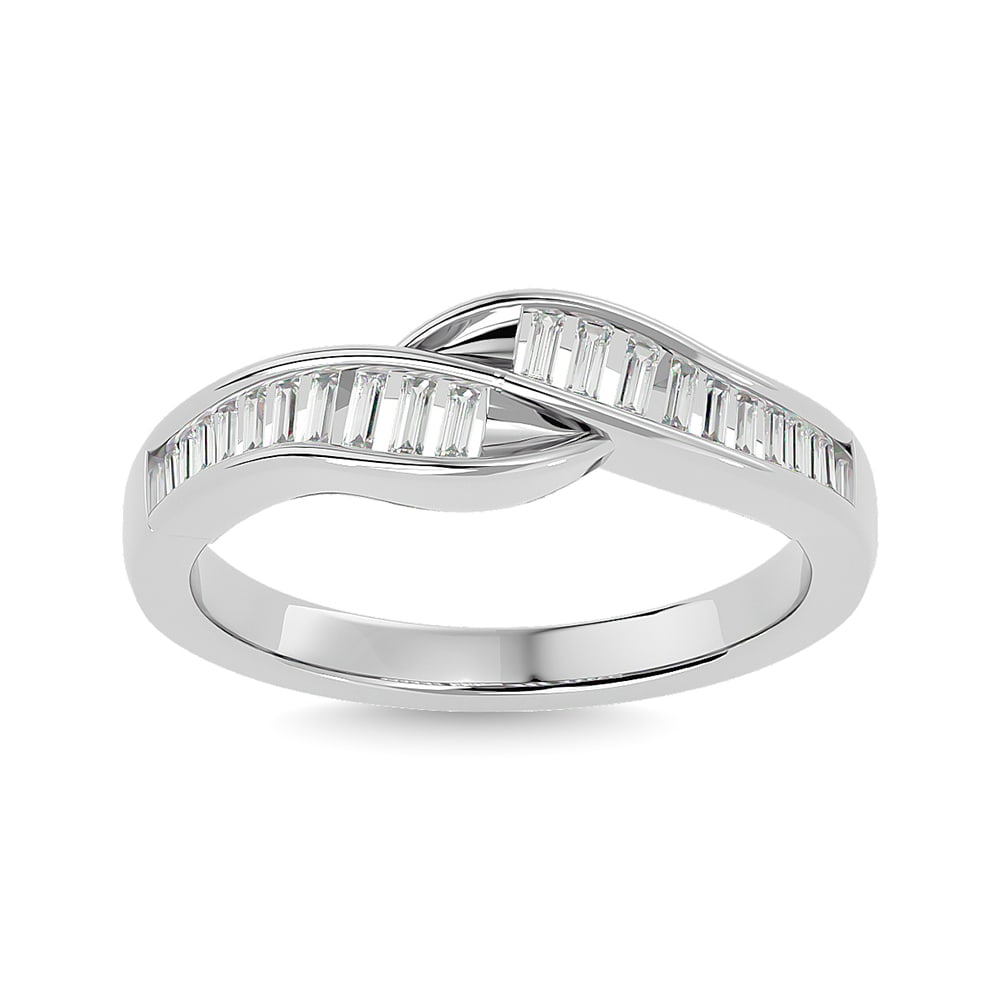 Diamond 1/3 Ct.Tw. Fashion Ring in 14K White Gold: Diamond 1/3 Ct.Tw. Fashion Ring in 14K White Gold 14k White Gold Stone Color: G-h Stone Clarity: I1 Each ring is presented in standard size 6.5. Complimentary resizing is available between sizes 510 (