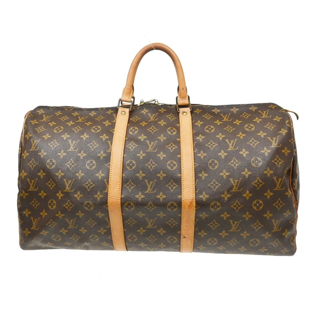 Louis Vuitton Keepall Brown Canvas Travel Bag (1 of 16)