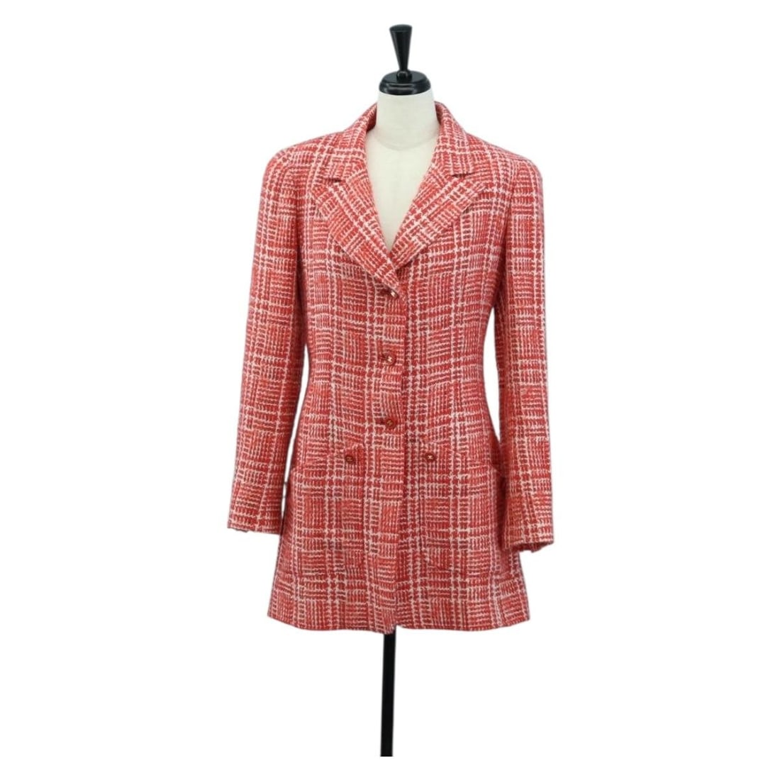 Red Cotton Tweed Jacket by CHANEL for Men Made in France (1 of 17)