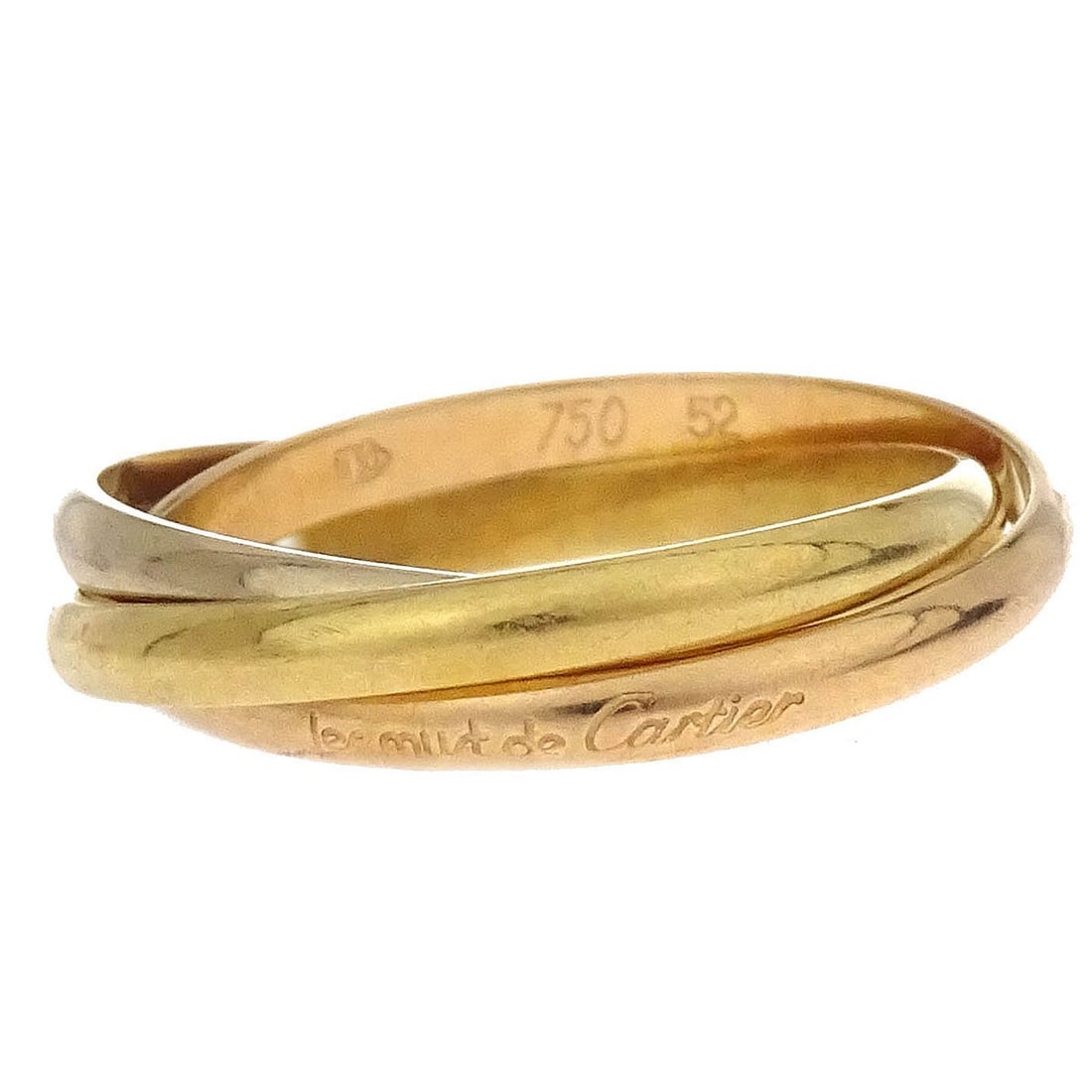 Cartier Trinity XS Ring Must de Cartier Au750 Size 52 (1 of 4)