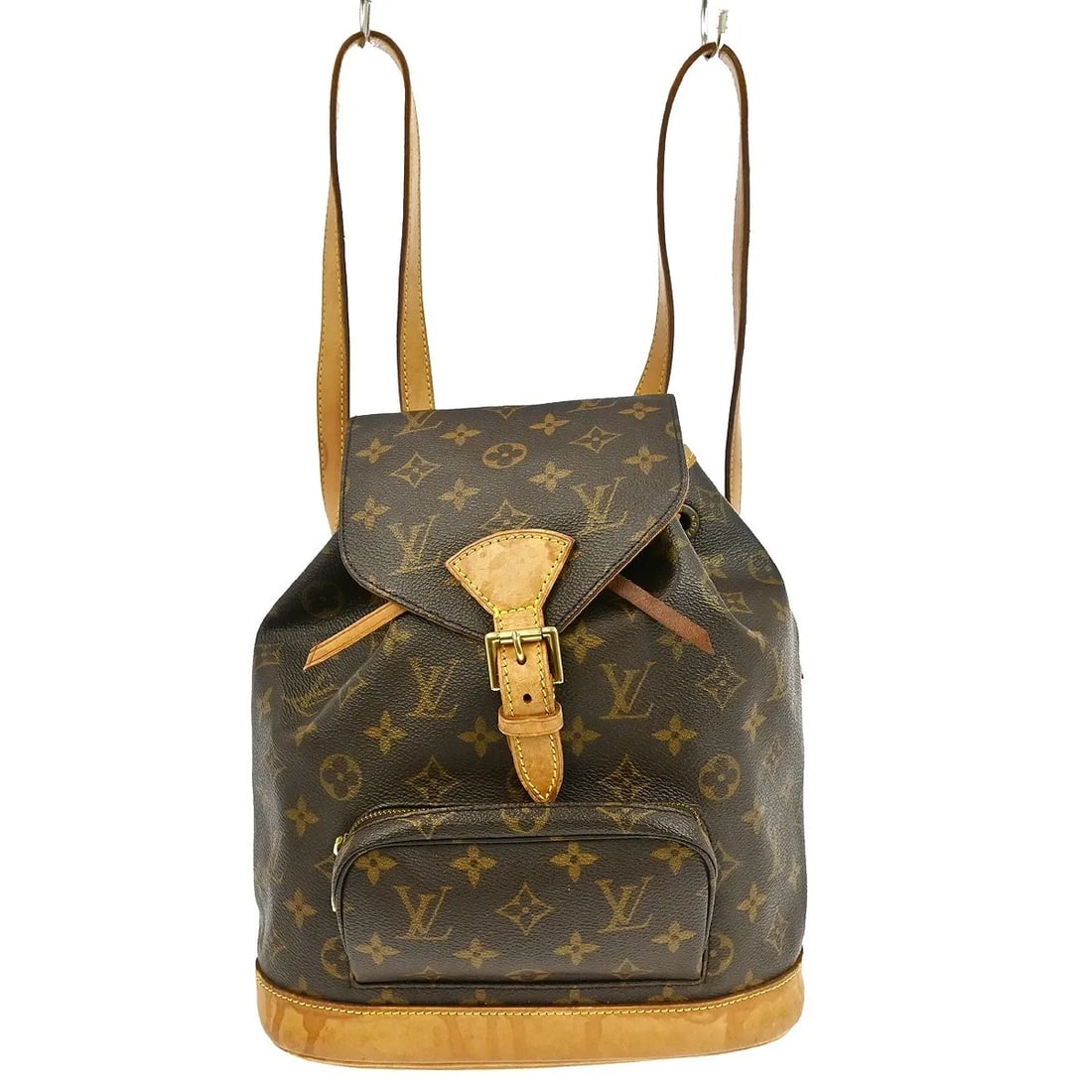 Louis Vuitton Montsouris Vintage Monogram Canvas Backpack: Louis Vuitton Montsouris Vintage Monogram Canvas Backpack This Louis Vuitton Vintage Montsouris Backpack features the iconic monogram canvas in brown, complemented by leather accents. Designed for uni