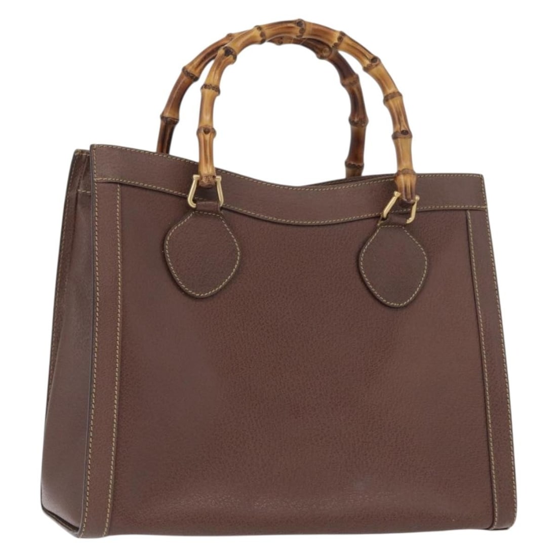 Gucci Bamboo Leather Handbag Beige Gold Tone 002 1186 0260: Gucci Bamboo Leather Handbag Beige Gold Tone 002 1186 0260 Gucci Bamboo hand bag in beige and gold leather, made in Italy. This handbag comes in a reasonable wear and tear condition with visible signs