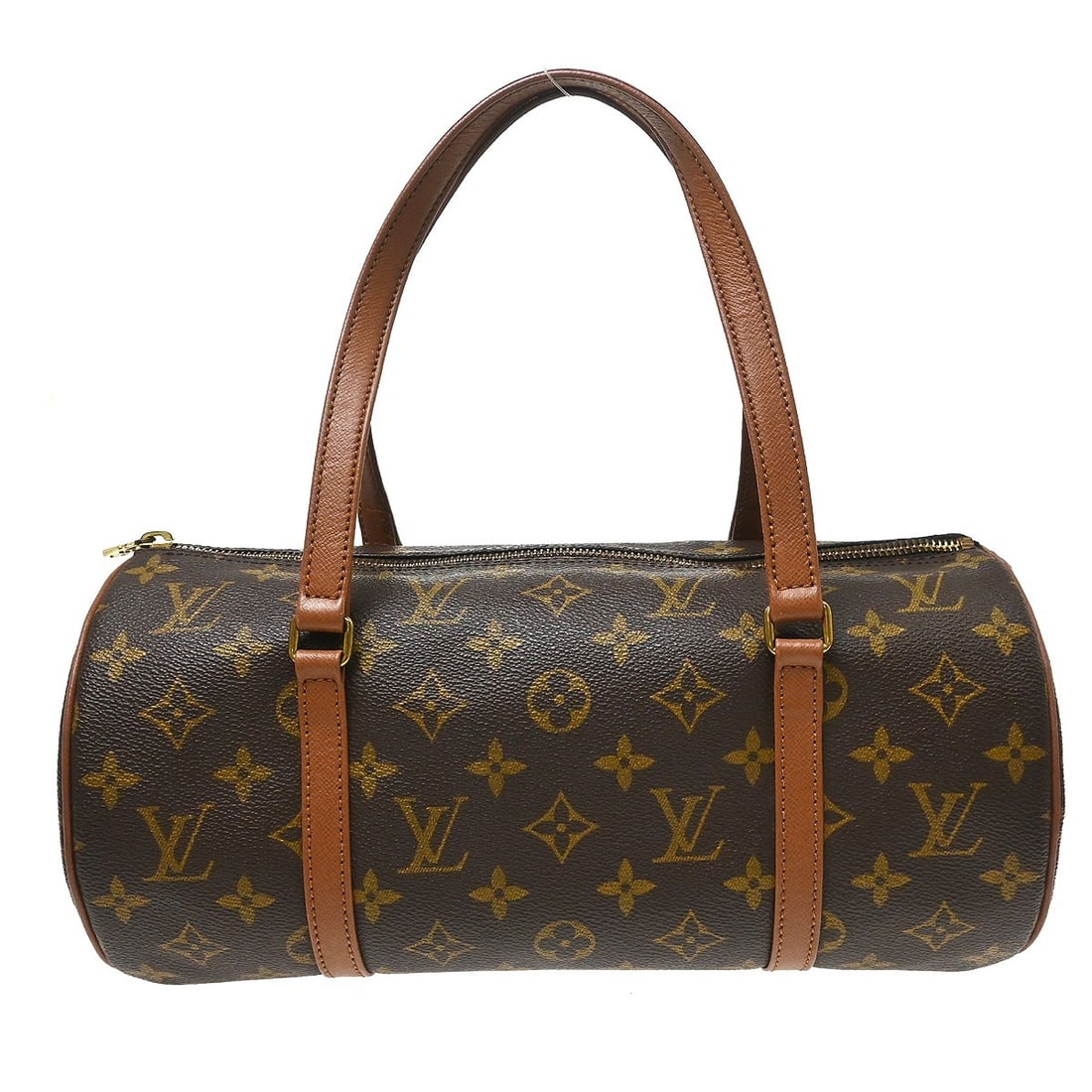 Louis Vuitton Papillon 30 Monogram Canvas Brown Handbag M51365: Louis Vuitton Papillon 30 Monogram Canvas Brown Handbag M51365 Louis Vuitton Papillon 30 handbag in Monogram canvas with a zip closure and double leather handles. It features a brown exterior and lini