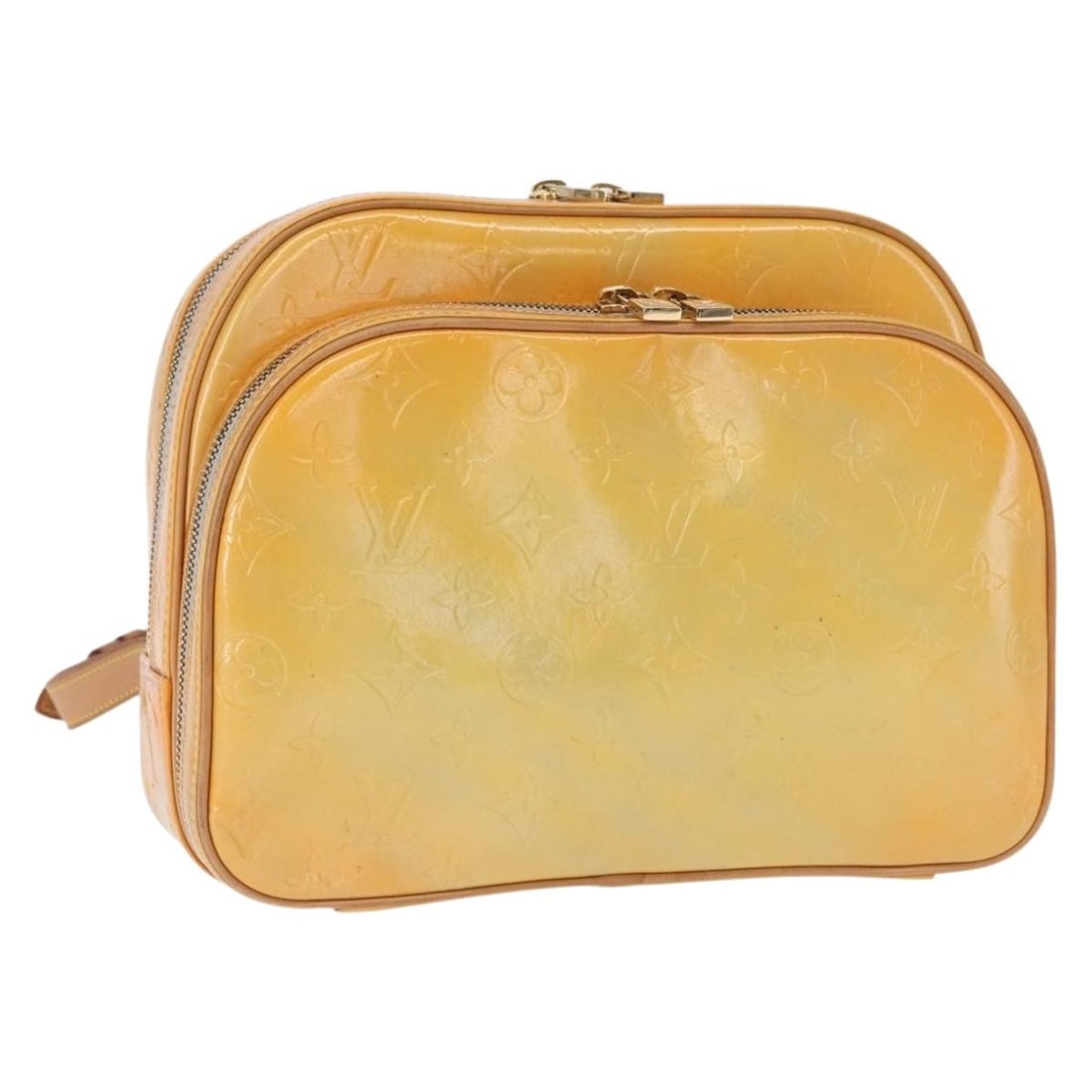 Louis Vuitton Marley Backpack Monogram Vernis Gris M91038: Louis Vuitton Marley Backpack Monogram Vernis Gris M91038 This Louis Vuitton Monogram Vernis Marley Backpack is a women's backpack in Gris patent leather, made in France. It comes as the item shown in