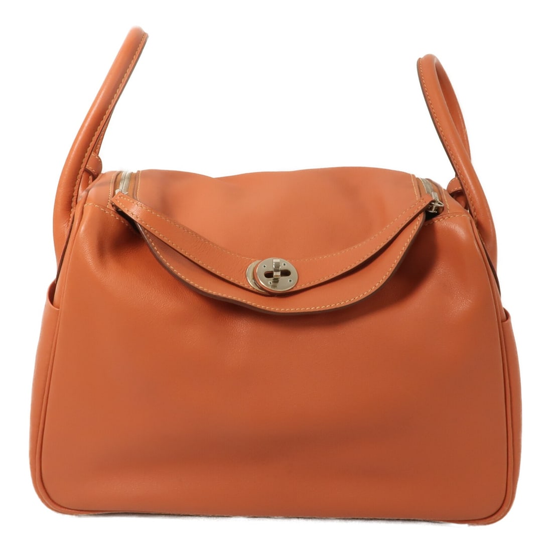 Hermes Lindy 30 Shoulder Bag 2 Way Swift Calfskin Sanguine PHW (1 of 18)