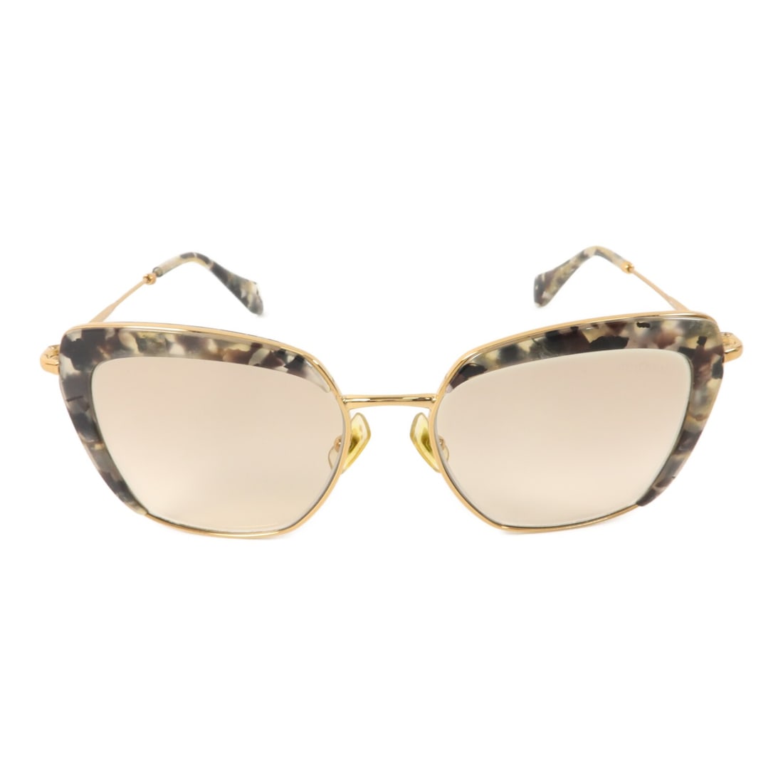 Miu Miu SMU52Q Metal Sunglasses in Gold with Storage Box (1 of 11)