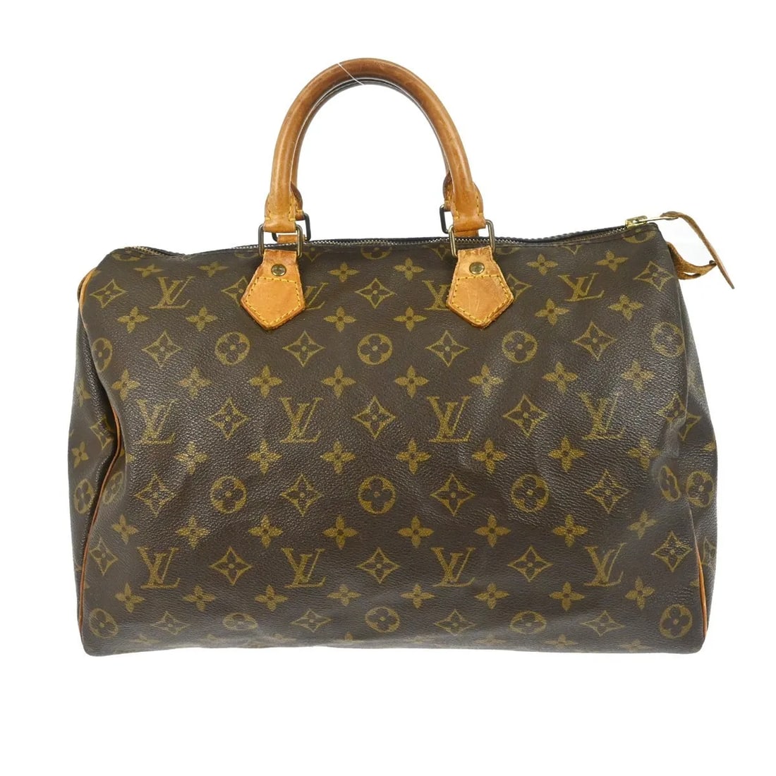 Louis Vuitton Speedy Brown Monogram Canvas Handbag: Louis Vuitton Speedy Brown Monogram Canvas Handbag This Louis Vuitton Speedy handbag features the brand's signature monogram canvas in brown. Designed for women, the bag is crafted in France and offer
