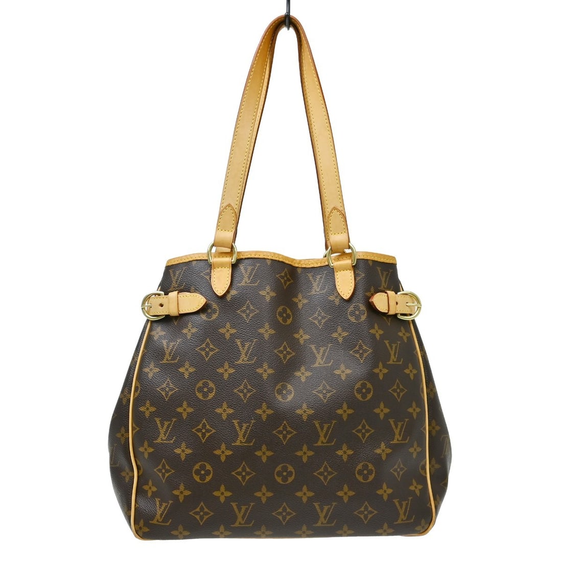 Louis Vuitton Batignolles Vertical Monogram Canvas Tote M51153 MI0057: Louis Vuitton Batignolles Vertical Monogram Canvas Tote M51153 MI0057 Vintage Louis Vuitton Batignolles Vertical hand tote bag in brown monogram canvas and leather. This medium tote features double le