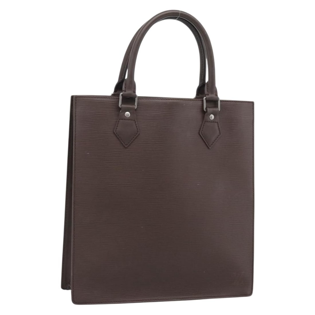 Louis Vuitton M5274D Sac Plat PM Epi Leather Handbag Mocha: Louis Vuitton M5274D Sac Plat PM Epi Leather Handbag Mocha Louis Vuitton Sac Plat PM hand bag in Mocha Epi leather, made in France. This women's bag features a structured silhouette and measures appro