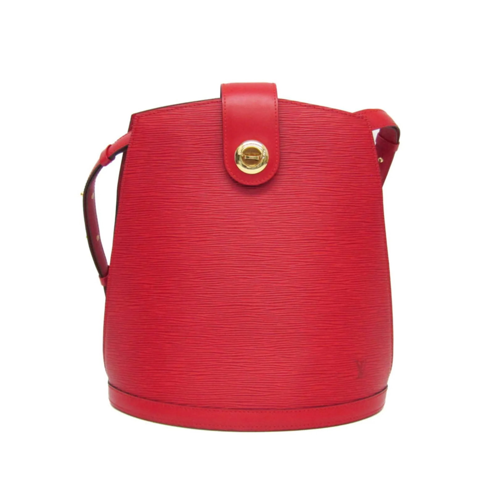 Louis Vuitton Cluny red Epi leather shoulder bag: Louis Vuitton Cluny red Epi leather shoulder bag This Louis Vuitton Cluny Shoulder Bag is crafted from red Epi leather, designed for women. The bag features a structured silhouette and is made in Fran