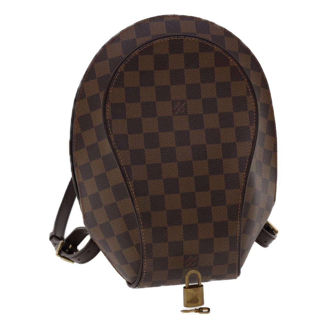 Louis Vuitton M51125 Ellipse Sac a Dos Damier Ebene Backpack: Louis Vuitton M51125 Ellipse Sac a Dos Damier Ebene Backpack Louis Vuitton Ellipse Sac a Dos backpack in Damier Ebene canvas, made in France. This women's backpack includes a dust bag, padlock, and on