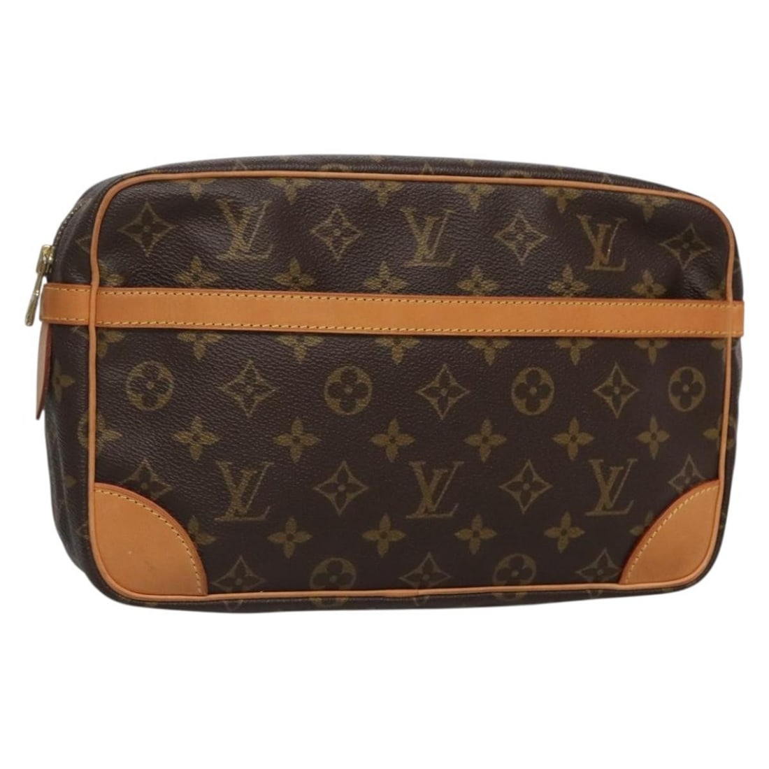 Louis Vuitton M51845 Compiegne 28 Monogram Canvas Clutch: Louis Vuitton M51845 Compiegne 28 Monogram Canvas Clutch Louis Vuitton Compiegne 28 clutch bag in Monogram Canvas, made in France. This women's clutch features the Monogram exterior and measures appro