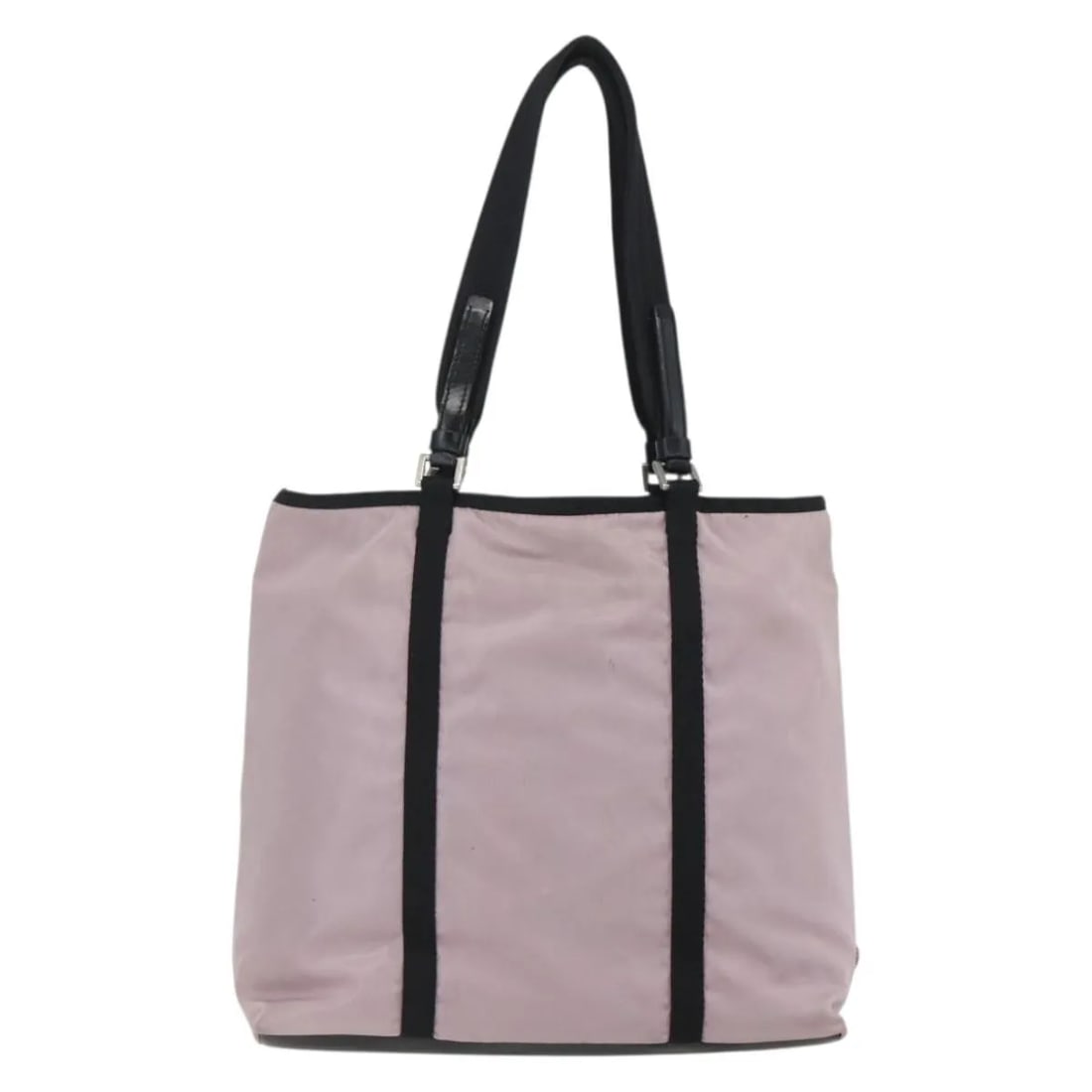 Prada Vintage Tessuto Nylon Tote Bag Pink: Prada Vintage Tessuto Nylon Tote Bag Pink This Prada Vintage Tote is crafted from pink nylon and designed for women. Made in Italy, it features a spacious interior and sturdy handles. The bag shows si