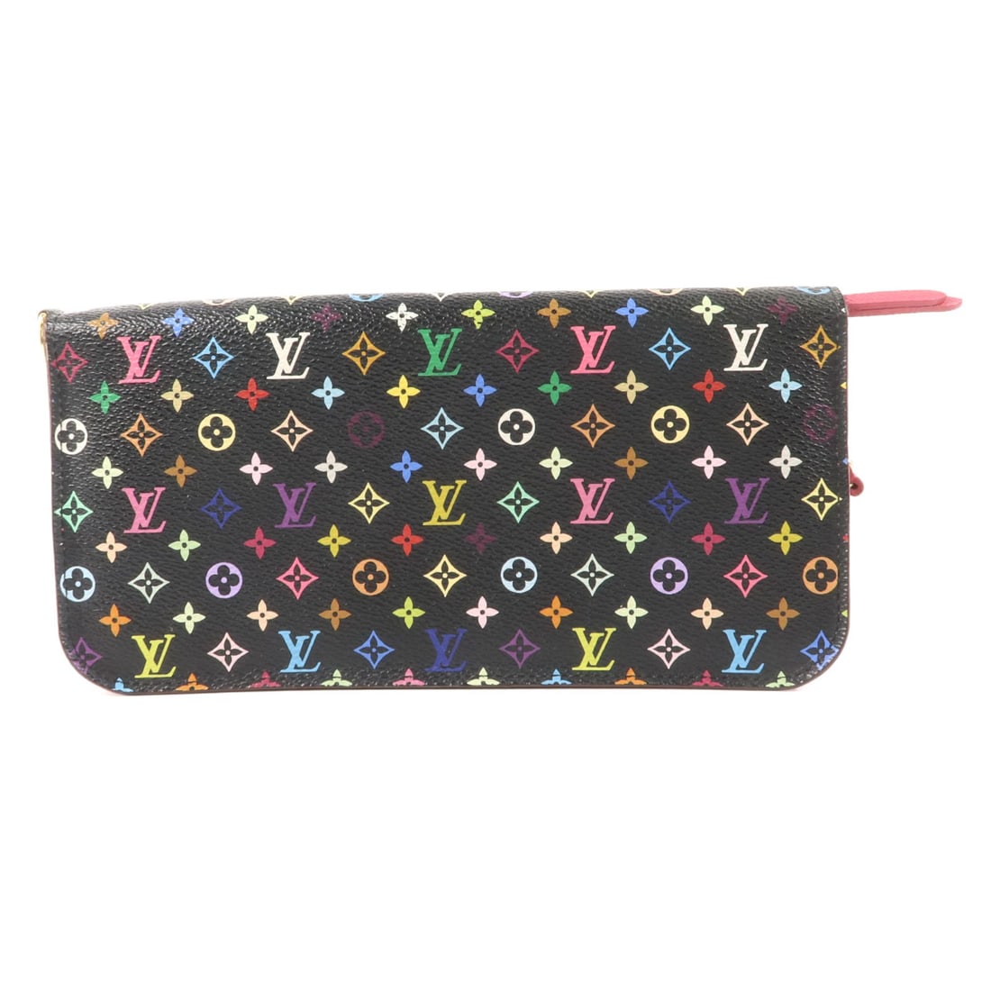 Louis Vuitton Insolite M60446 long wallet Monogram Multicolore black: Louis Vuitton Insolite M60446 long wallet Monogram Multicolore black A Louis Vuitton Insolite long wallet, model M60446, in Monogram Multicolore and black. It is made from Monogram Multicolore and PVC