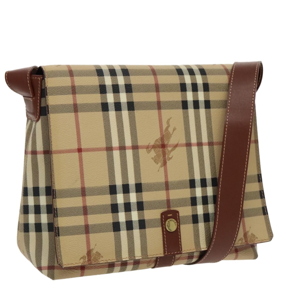 Burberry Beige PVC Leather Nova Check Women's Shoulder Purse Italy: Burberry Beige PVC Leather Nova Check Women's Shoulder Purse Italy This Burberry Nova Check shoulder bag features a beige PVC leather exterior with the iconic Nova Check pattern. Designed for women, i
