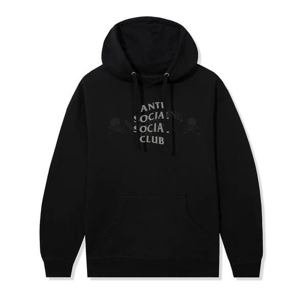Black XXL Hoodie Anti Social Social Club x Mastermind Mind: Black XXL Hoodie Anti Social Social Club x Mastermind Mind This Anti Social Social Club x Mastermind Mind black hoodie is presented in un-used and unworn condition. It features a collaboration design 