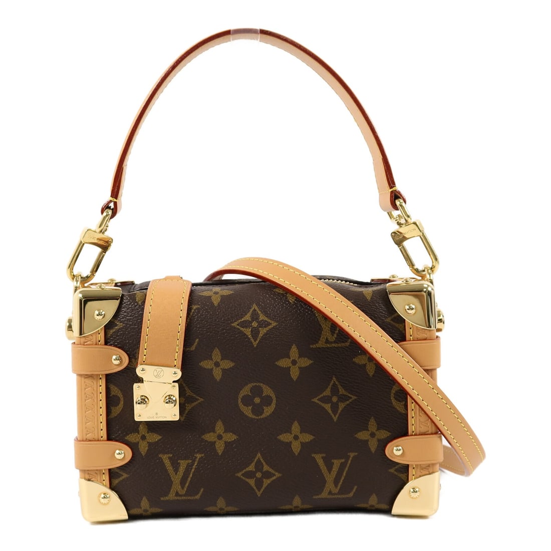 Louis Vuitton Side Trunk PM M46815 Monogram Shoulder Bag Brown (1 of 16)