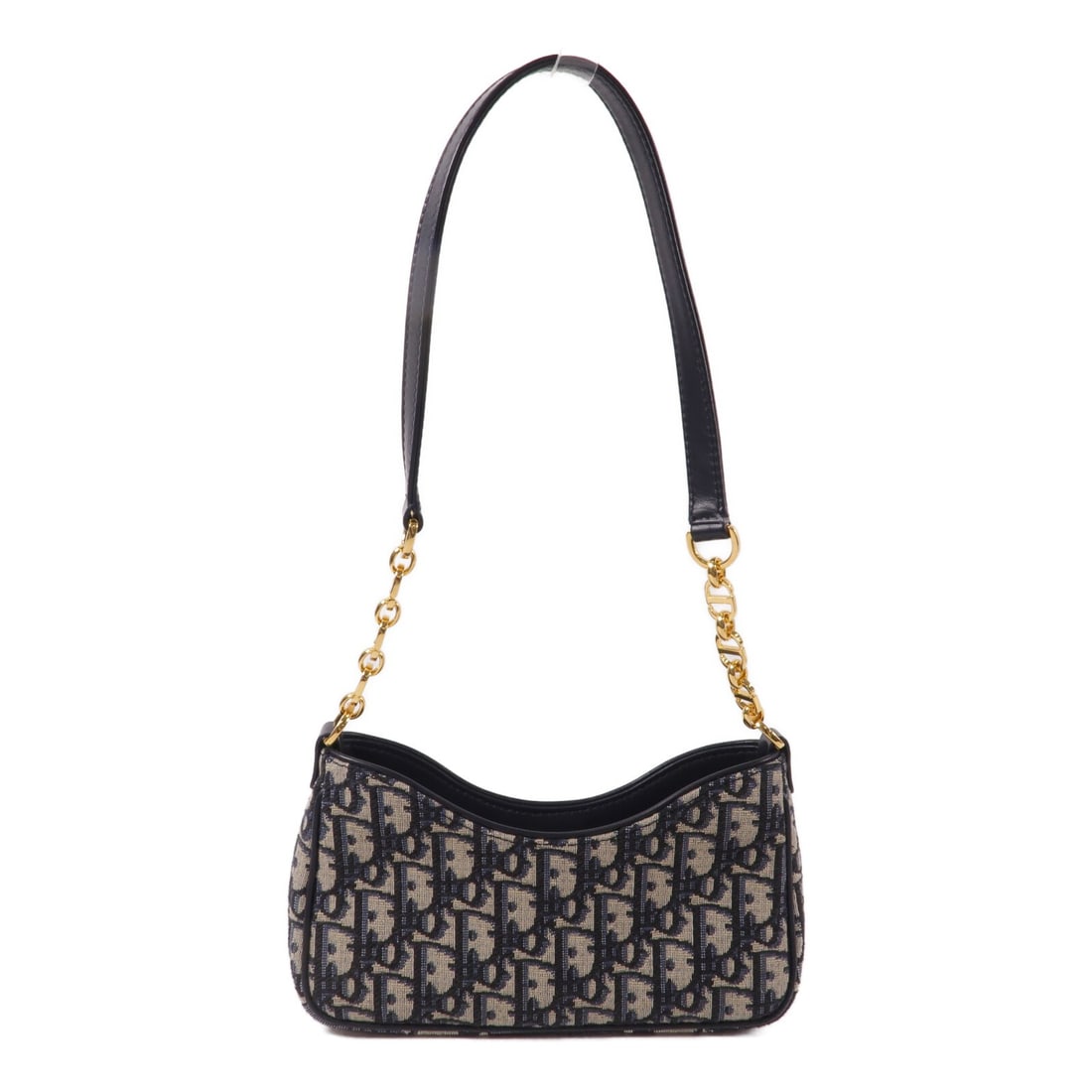 Dior 30 Montaigne Avenue Hobo Shoulder Bag Navy Canvas CD GHW: Dior 30 Montaigne Avenue Hobo Shoulder Bag Navy Canvas CD GHW A Christian Dior 30 Montaigne Hobo Avenue shoulder bag in navy and blue canvas. The bag is presented in very good AB condition and include