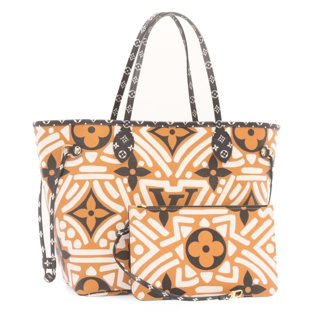Louis Vuitton M56584 Neverfull MM Monogram Canvas Tote Caramel: Louis Vuitton M56584 Neverfull MM Monogram Canvas Tote Caramel Louis Vuitton Neverfull MM tote bag in caramel Monogram Canvas. This bag comes with a dust bag, item box, and pouch. It was made in Franc