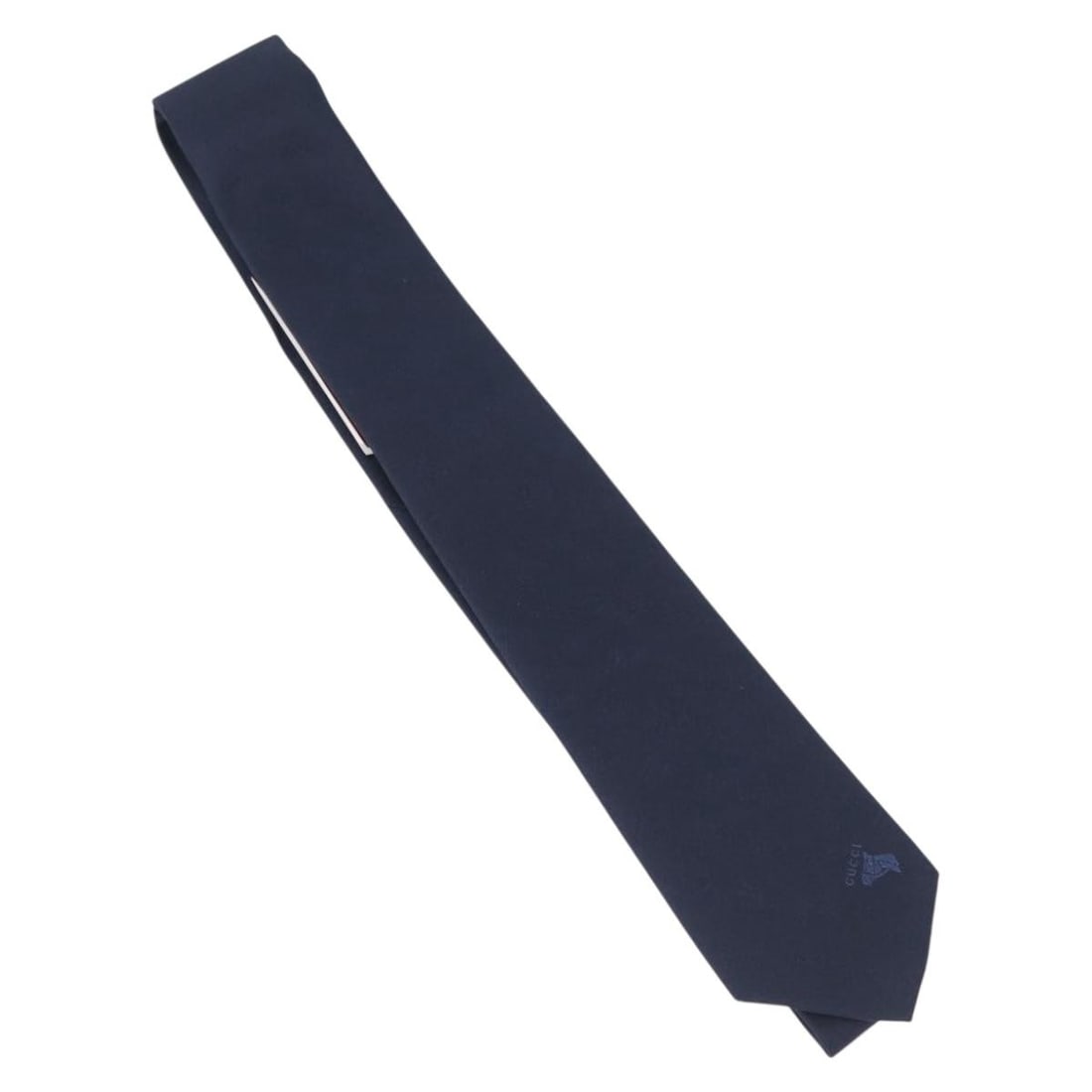 Silk Navy Necktie by Gucci with Box Italy (1 of 18)