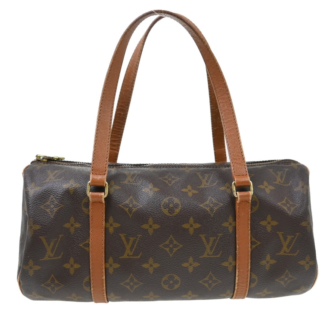 Louis Vuitton Papillon 30 Monogram Canvas Handbag M51365: Louis Vuitton Papillon 30 Monogram Canvas Handbag M51365 Vintage Louis Vuitton Papillon 30 handbag in brown monogram canvas with leather trim and double handles. This women's medium handbag features a