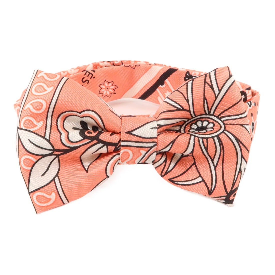 Hermes Silk Bow Tie Pink Boys France: Hermes Silk Bow Tie Pink Boys France HERMES pink silk bowtie for boys, made in France. The item is described as a regular size fashion accessory and comes with a storage box. Condition is AB: Very Goo