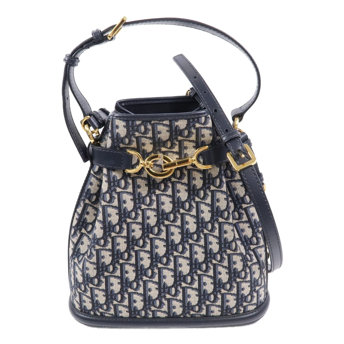 Dior C'est Dior Medium 2 Way Bag M2271UTZQ Navy Canvas Calfskin (1 of 17)