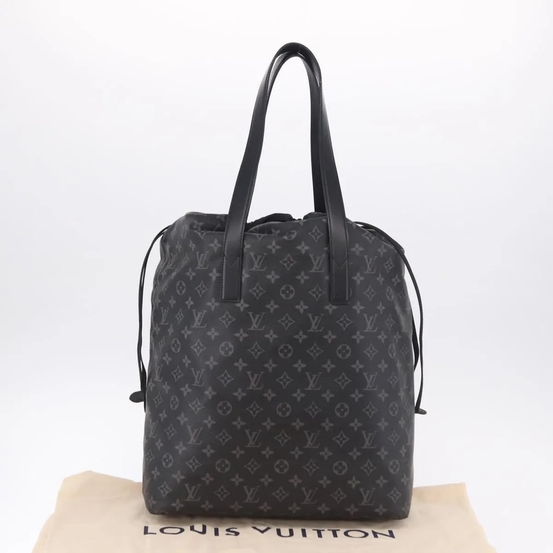 Louis Vuitton Cabas Light Drawstring Monogram Eclipse Canvas Bag - 13