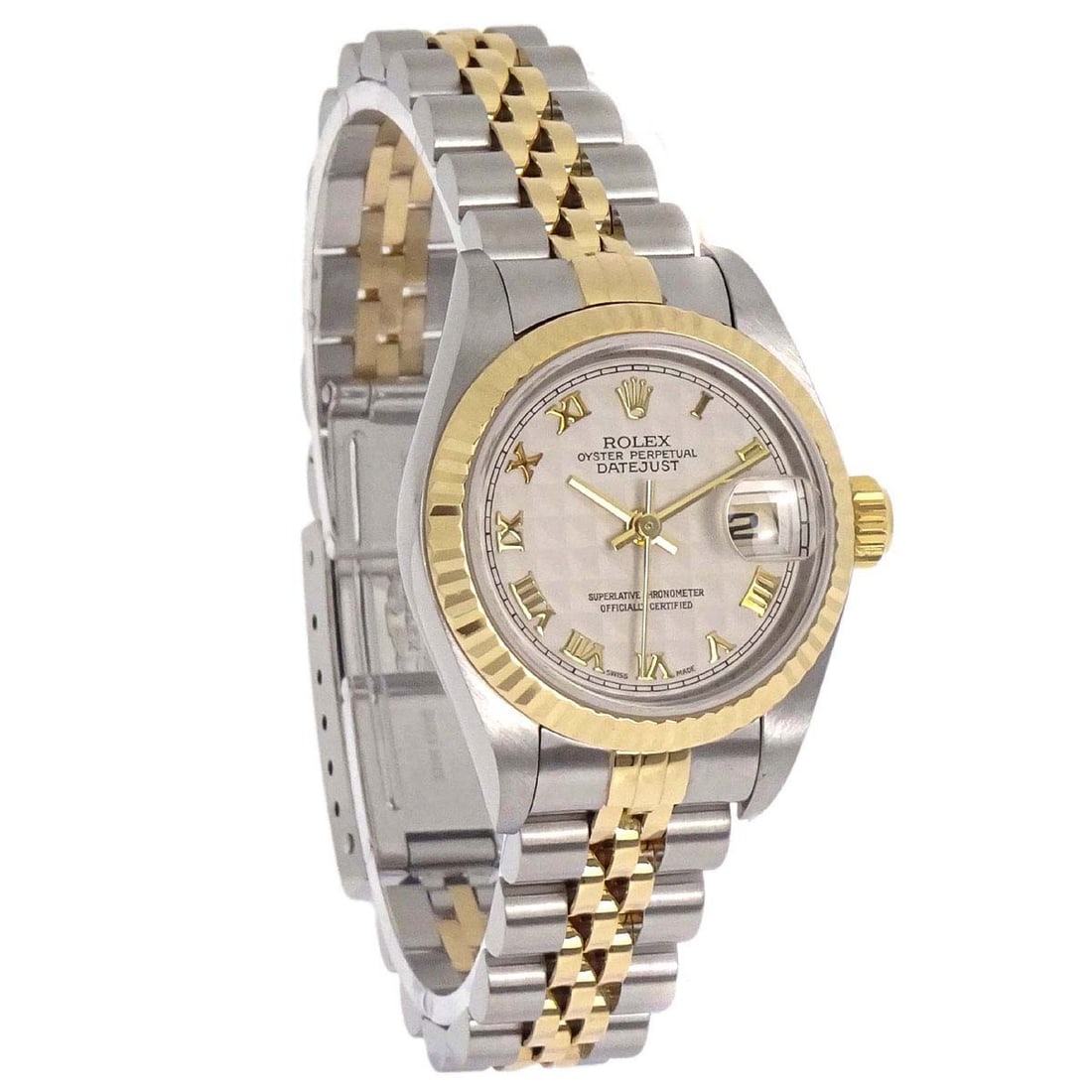 Rolex Datejust 79173 Women's 26mm Wristwatch Steel 18K Yellow Gold: Rolex Datejust 79173 Women's 26mm Wristwatch Steel 18K Yellow Gold Rolex Oyster Perpetual Datejust women's wristwatch, reference 79173, with a 26 mm case in stainless steel and yellow gold. It feature