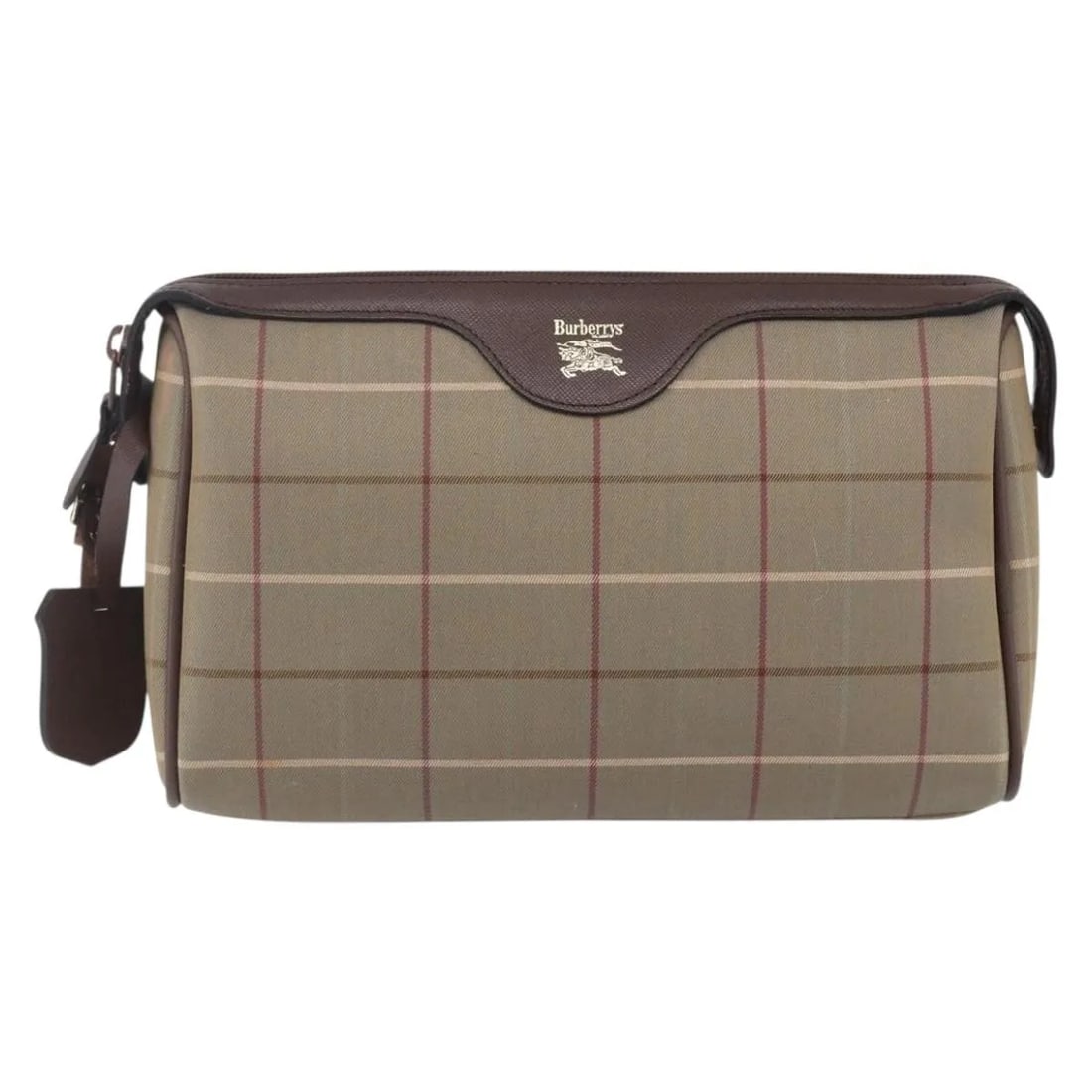 Burberry Nova Check Beige Canvas Pochette Clutch Bag (1 of 18)