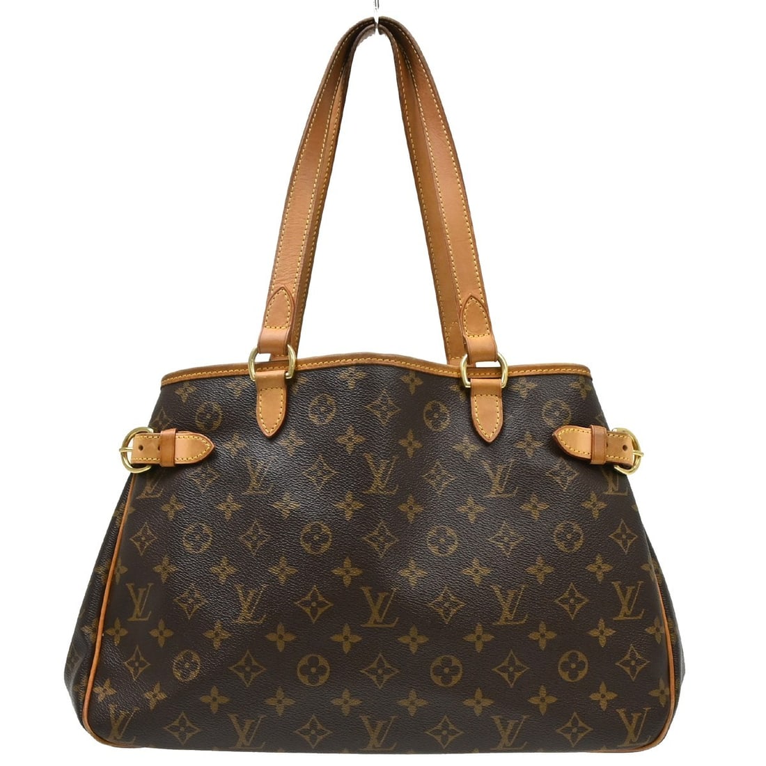 Louis Vuitton Batignolles Horizontal Monogram Canvas Tote M51154: Louis Vuitton Batignolles Horizontal Monogram Canvas Tote M51154 Vintage Louis Vuitton Batignolles Horizontal tote bag in brown monogram canvas with leather trim and gold-plated hardware. This women's