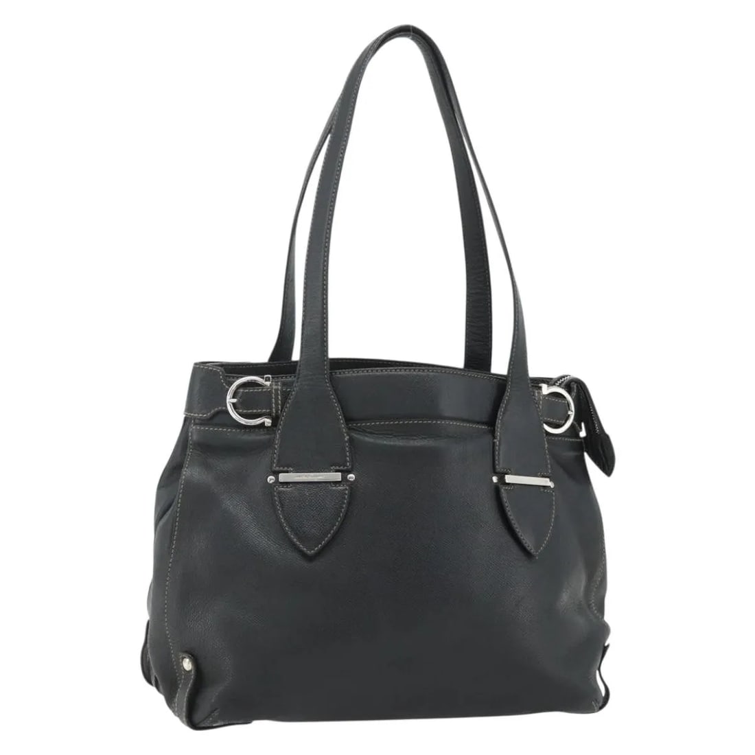 Salvatore Ferragamo Gancini Leather Tote Bag Multicolor: Salvatore Ferragamo Gancini Leather Tote Bag Multicolor Salvatore Ferragamo Gancini Tote in leather with a multicolour finish. This women's bag is made in Italy and remains a functional piece with vis