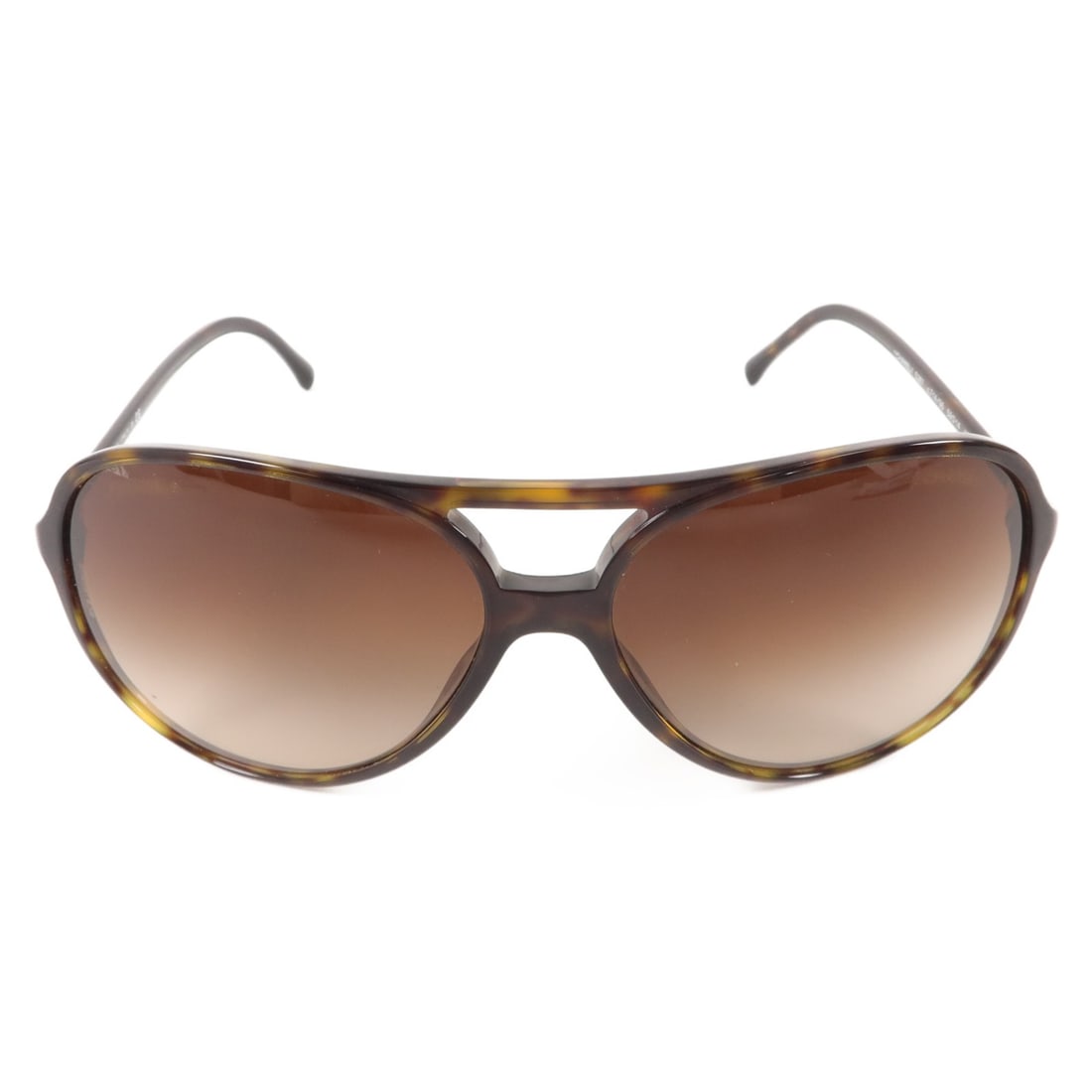 CHANEL 5287 CC Aviator Sunglasses Brown PVC (1 of 12)