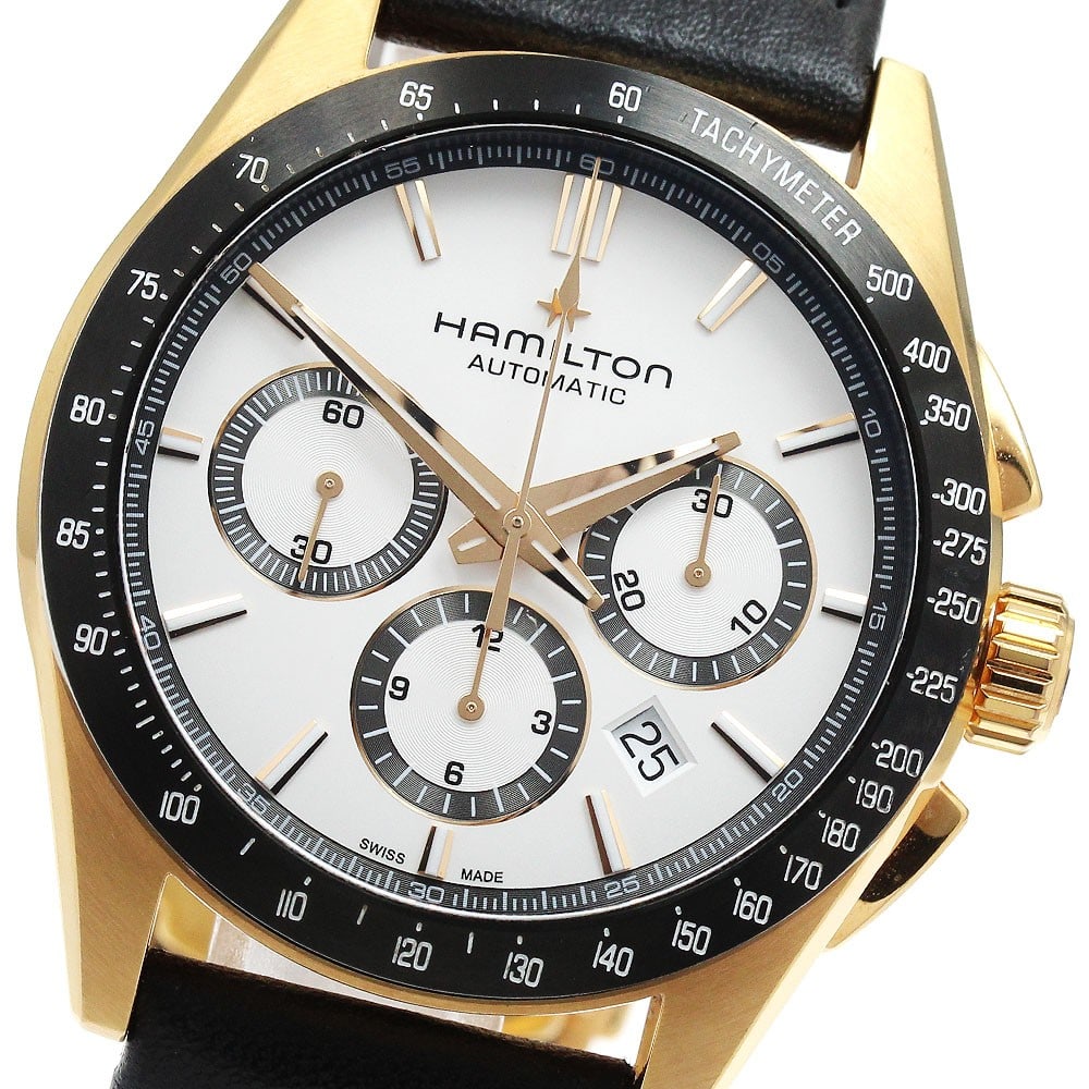 Hamilton H366260 Jazzmaster Performer mens chronograph wristwatch (1 of 6)