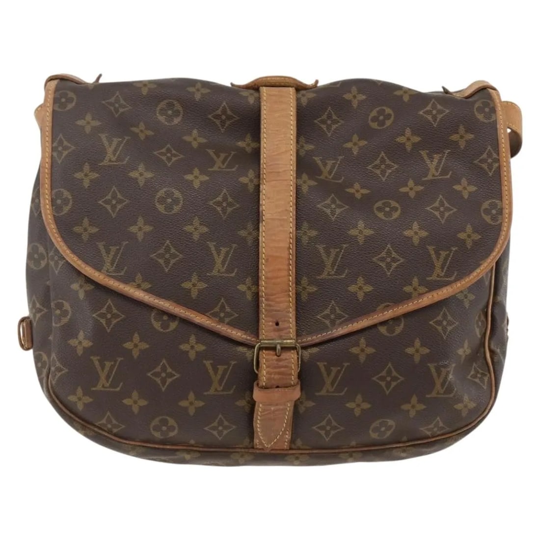 Louis Vuitton Saumur unisex monogram canvas shoulder bag: Louis Vuitton Saumur unisex monogram canvas shoulder bag This Louis Vuitton Saumur Handbag features the iconic Monogram Canvas and is designed for unisex use. The bag is multicolored and made in Franc