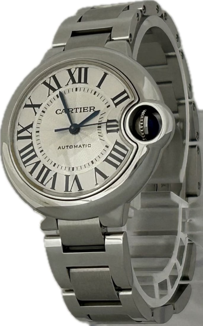 Cartier Ballon Bleu MM W6920071 3489 Automatic Stainless Steel Wristwatch (1 of 13)