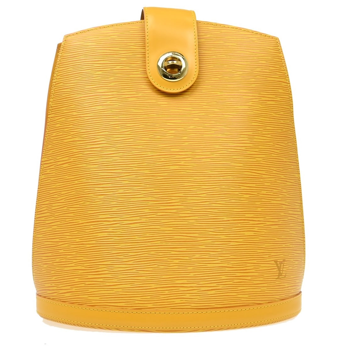 Louis Vuitton Cluny M52259 Epi Leather Shoulder Bag Blue Yellow: Louis Vuitton Cluny M52259 Epi Leather Shoulder Bag Blue Yellow Vintage Louis Vuitton Cluny shoulder bag in Epi leather with a drawstring closure and adjustable shoulder strap. The bag features a blue