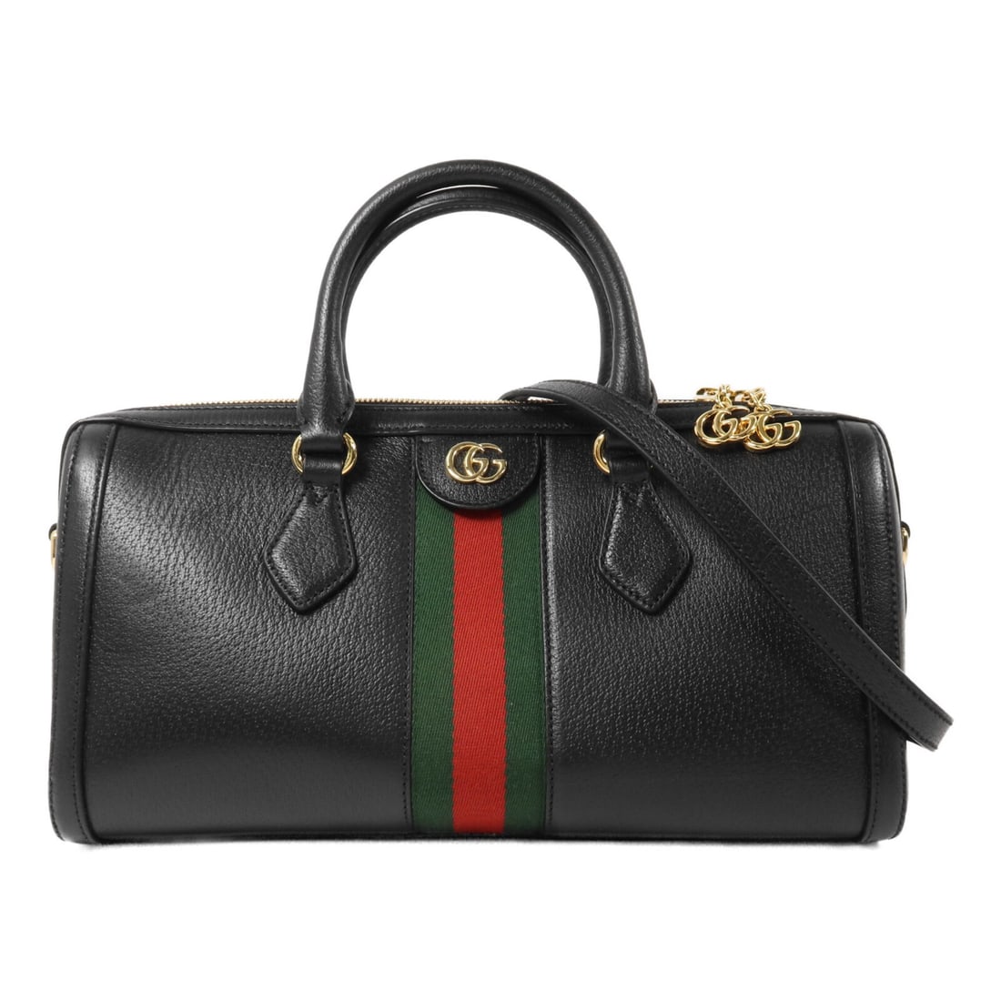 Gucci Ophidia GG 2 Way Shoulder Bag 524532 Black Calfskin (1 of 15)
