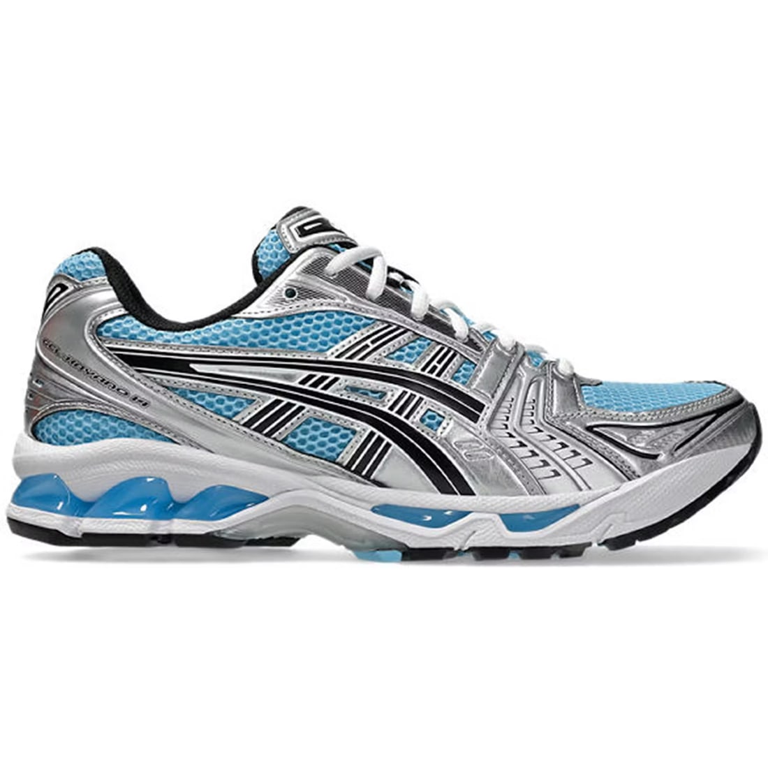 Asics Gel-Kayano 14 Arctic Sky Pure Silver Sneakers Size 10 M 11.5 W: Asics Gel-Kayano 14 Arctic Sky Pure Silver Sneakers Size 10 M 11.5 W The Asics Gel-Kayano 14 in Arctic Sky and Pure Silver is presented in un-used and unworn condition. This model features the classic