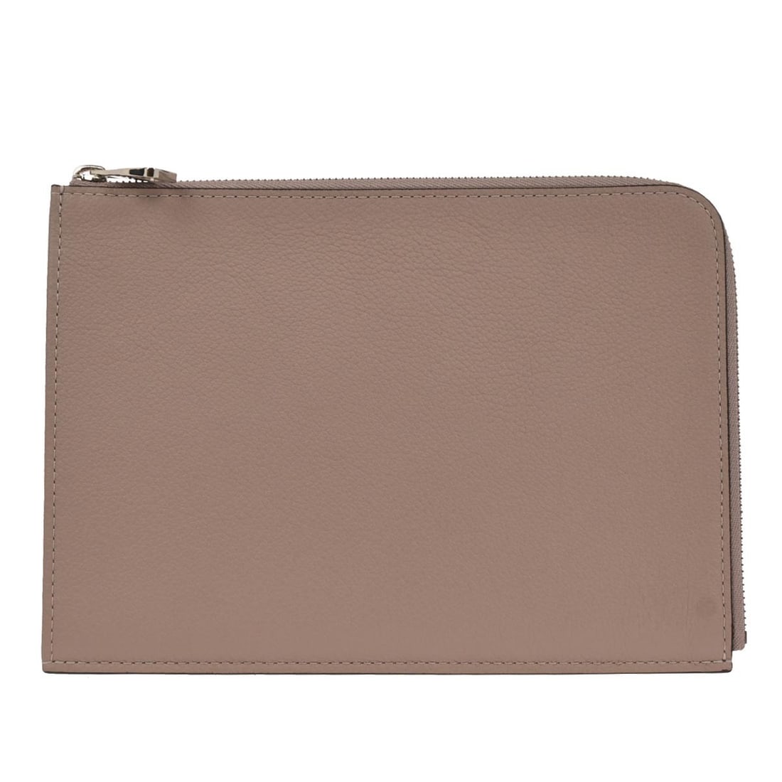 Louis Vuitton Pochette Jules PM Gray Leather Clutch (1 of 9)