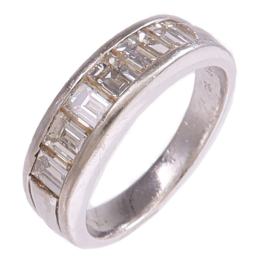 18K White Gold Diamond Ring Brand JEWELRY Size 5.5 (1 of 10)