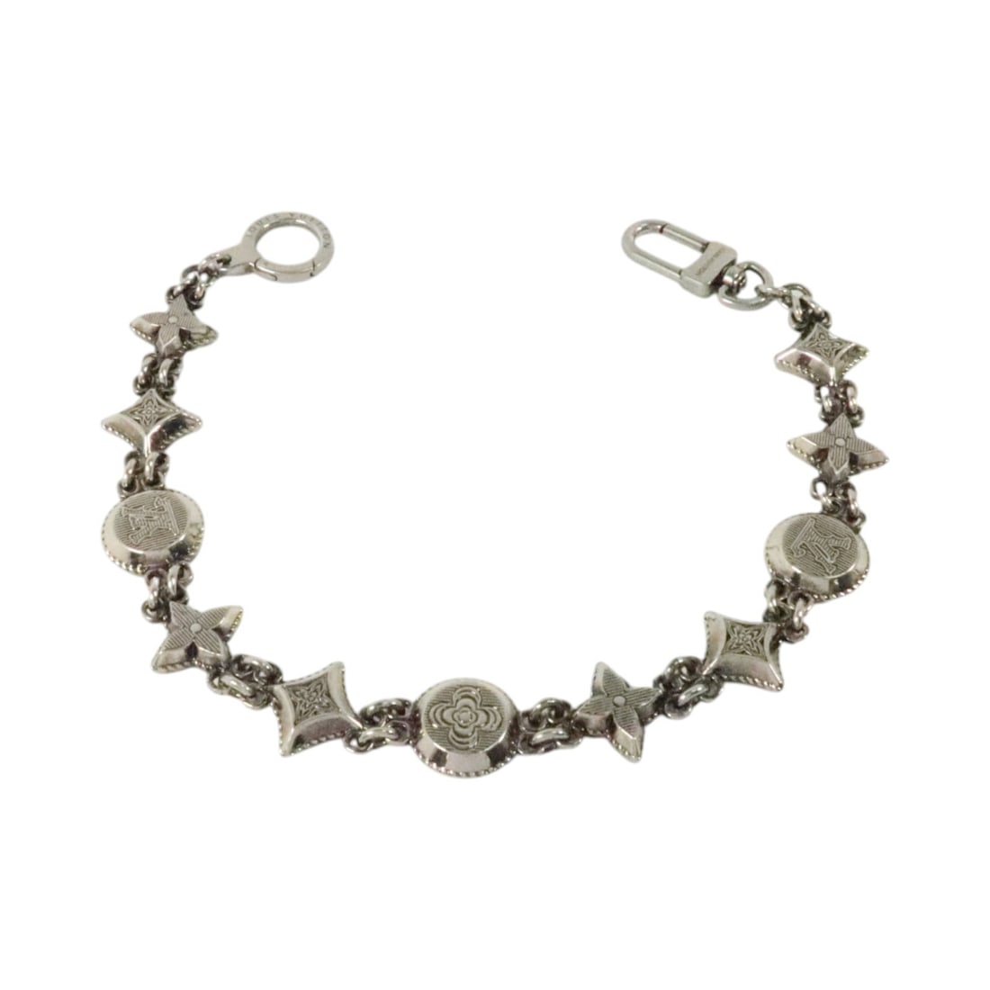 Louis Vuitton M02031 Western Chain Belt Bag Charm Silver Metal (1 of 10)