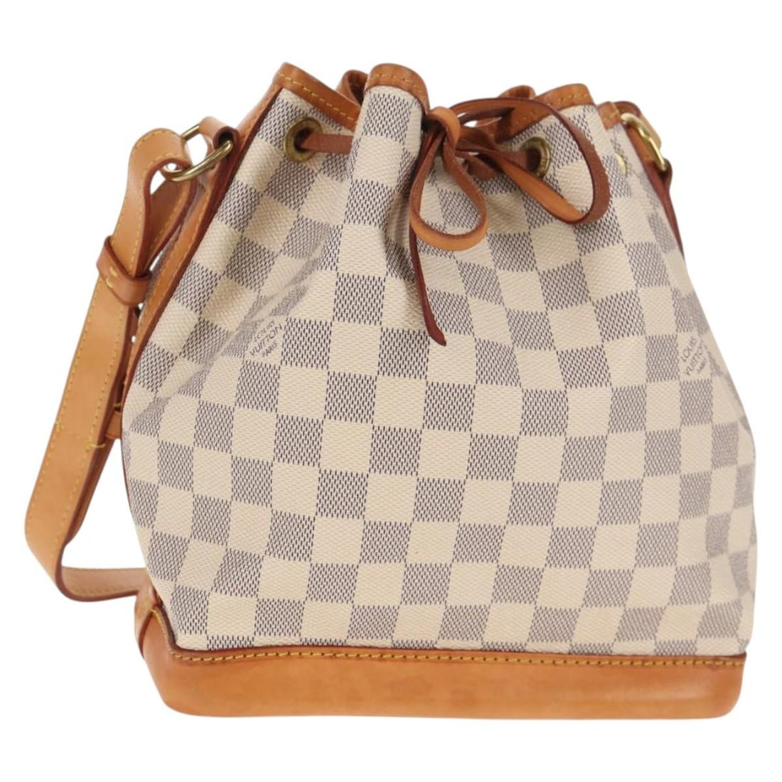 Louis Vuitton N41220 Noe BB Damier Azur Canvas Shoulder Bag: Louis Vuitton N41220 Noe BB Damier Azur Canvas Shoulder Bag Louis Vuitton Damier Azur Noe BB shoulder bag in Damier Azur canvas, made in France. It comes with a dust bag and features the Noe BB style 