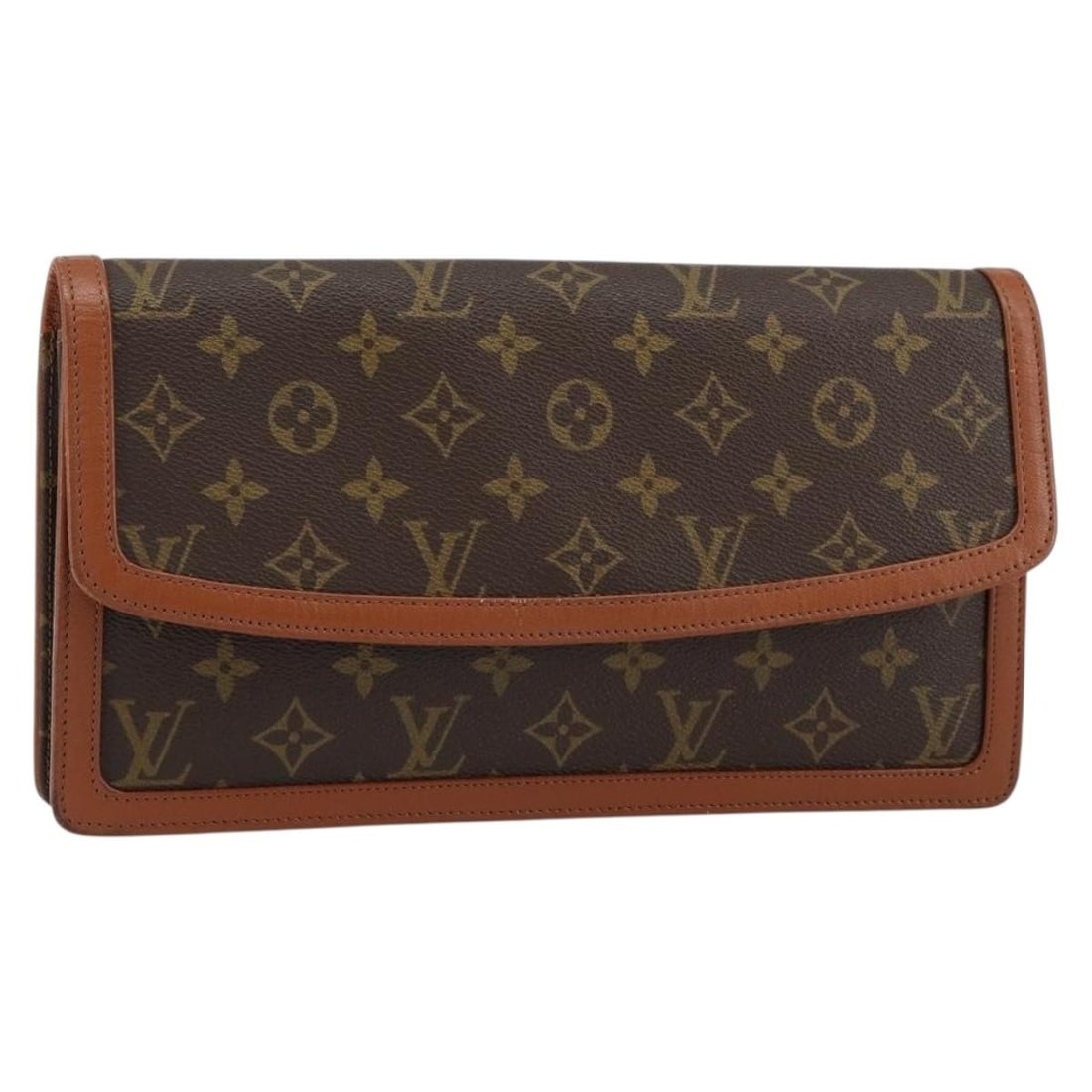 LOUIS VUITTON Monogram Pochette Dam GM Clutch Bag M51810 Auth (1 of 18)